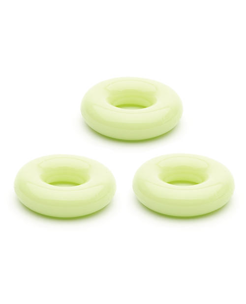 Sport Fucker Chubby Cockring Pack Of 3 - Glow