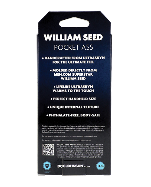 Doc Johnson Signature Strokers Ultraskyn Pocket Ass - William Seed