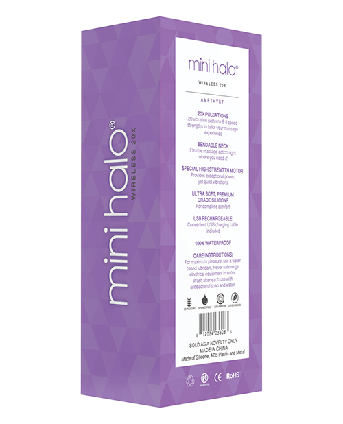 Mini Halo Wireless 20X Wand - Amethyst