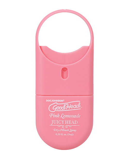 Doc Johnson Goodhead Juicy Head Dry Mouth Spray To Go - .30 Oz Pink Lemonade