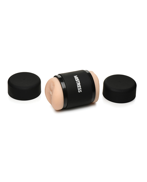 Curve Toys Mistress Mini Double Stroker Pussy & Ass - Light