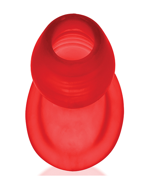 Oxballs Glowhole 2 Hollow Buttplug With Led Insert Large - Red Morph