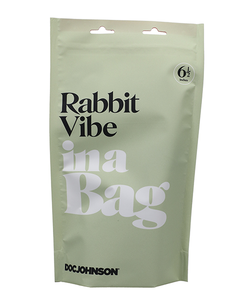 Doc Johnson In A Bag Rabbit Vibe - Black