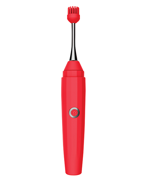 Luv Inc. Orgasm Pen With Three Attachments - Red