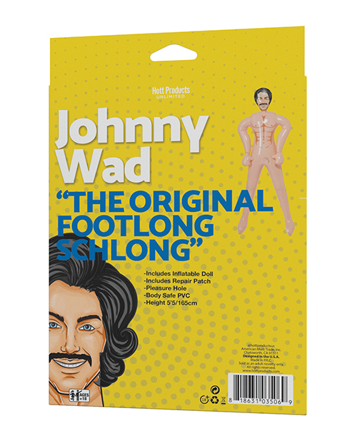 Johnny Wad With Large Penis Blow Up Doll