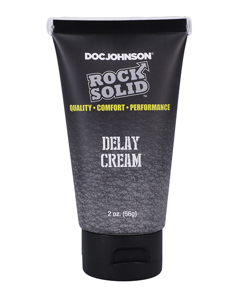 Doc Johnson Rock Solid Delay Cream - 2 Oz