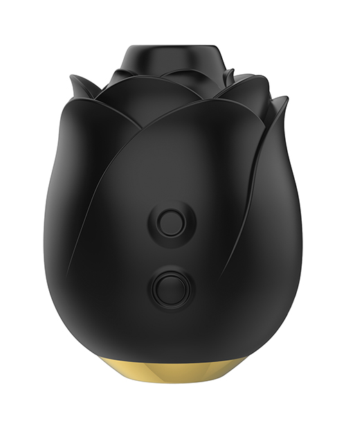 Fifty Shades Of Grey Hearts & Flowers Rose Suction Vibrator - Black