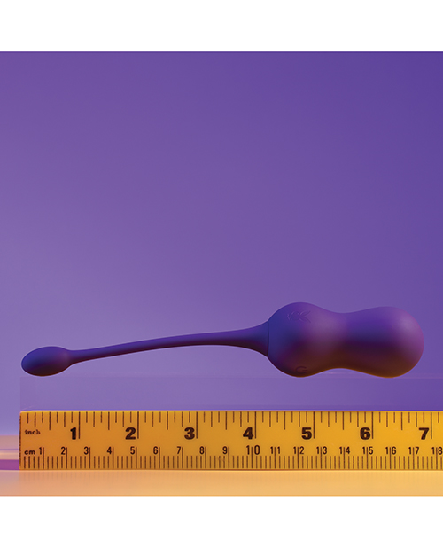 Playboy Pleasure Double Time Kegel Balls - Purple
