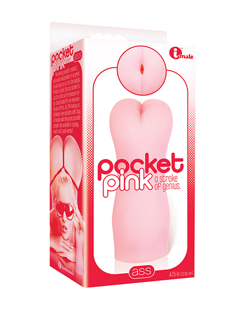The 9'S Pocket Pink Mini Ass Masturbator