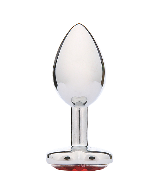 Whipsmart Heartbreaker 2.5" Heart Crystal Butt Plug - Red