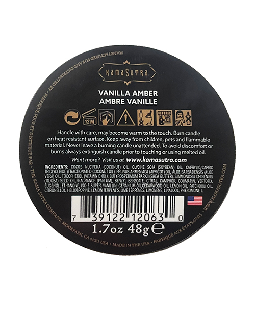 Kama Sutra Sex Magnet Pheromone Massage Candle - 1.7 Oz