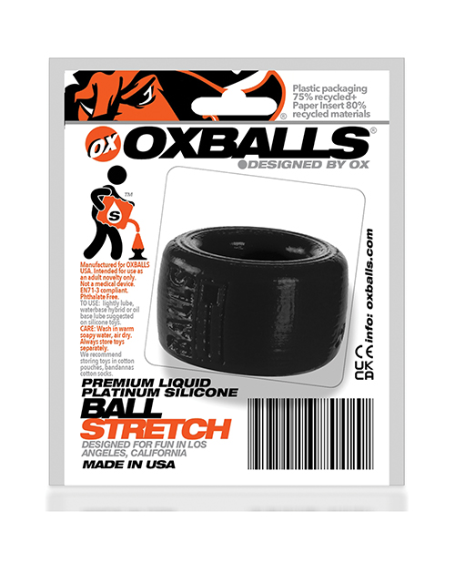 Oxballs Silicone Ball T Ball Stretcher - Black