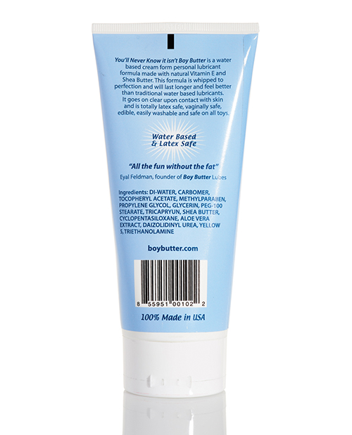Boy Butter H2O Lube Tube - 6 Oz