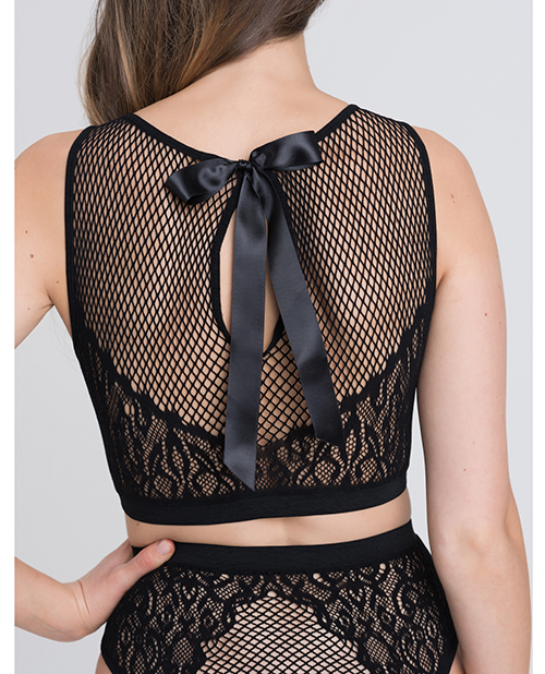 Fifty Shades Of Grey Captivate Lacy Bra Set Black O/S