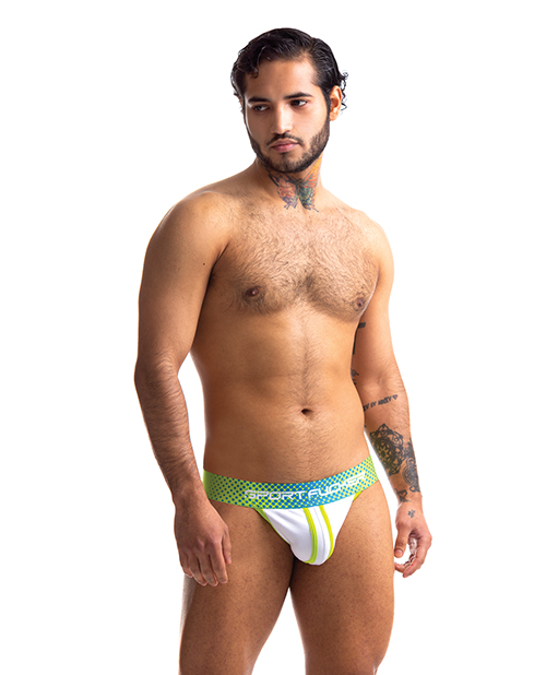 Sport Fucker Jersey Jock - Xl Green/White
