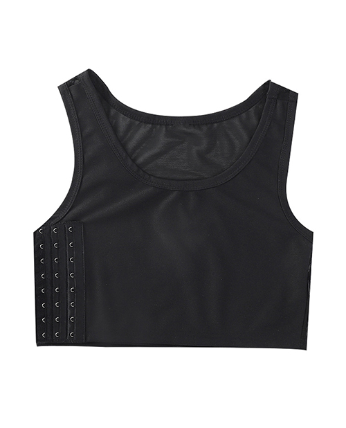 Gender Fluid Chest Compression Binder - Xl Black