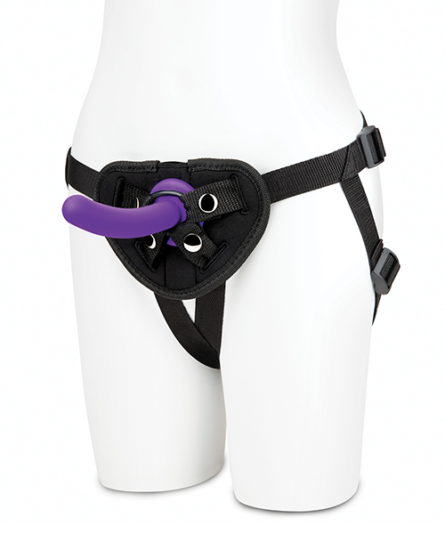 Lux Fetish 5" Dildo With Strap On Harness Set