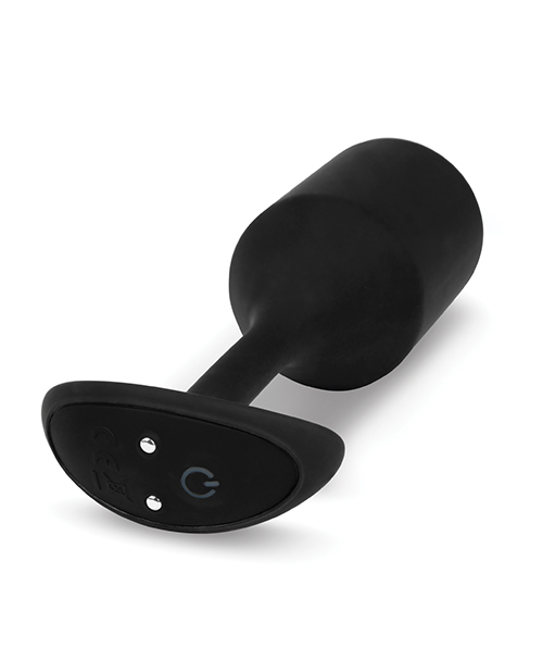 B-Vibe Vibrating Weighted Snug Plug Xl - 247 G Black