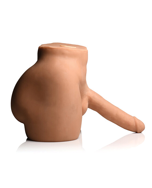 Curve Toys Jock Vibrating & Squeezing Male Masturbator With Poseable Dildo