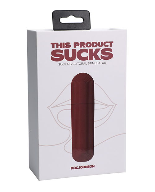 Doc Johnson This Product Sucks Lipstick Suction Toy - Red