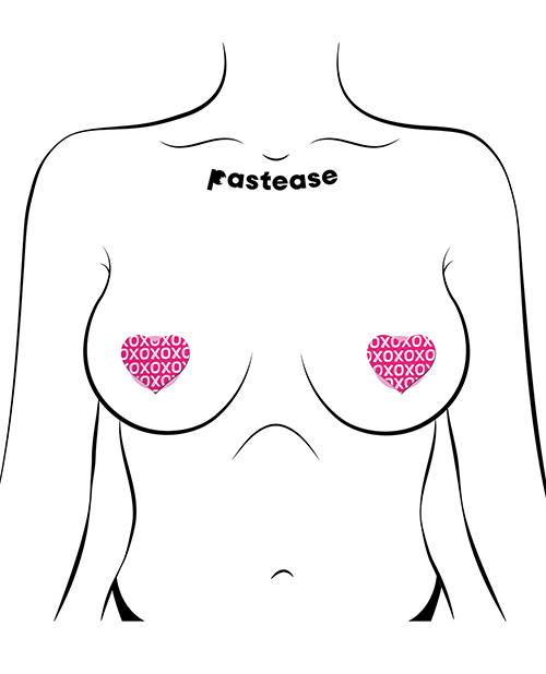 Pastease Petites Xo Hearts - Pink O/S