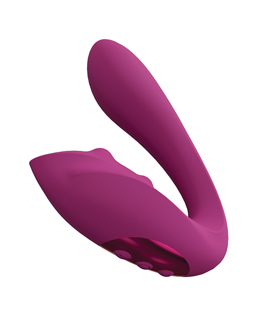 Shots Yuki Dual Action G-Spot Vibrator With Massaging Beads - Pink