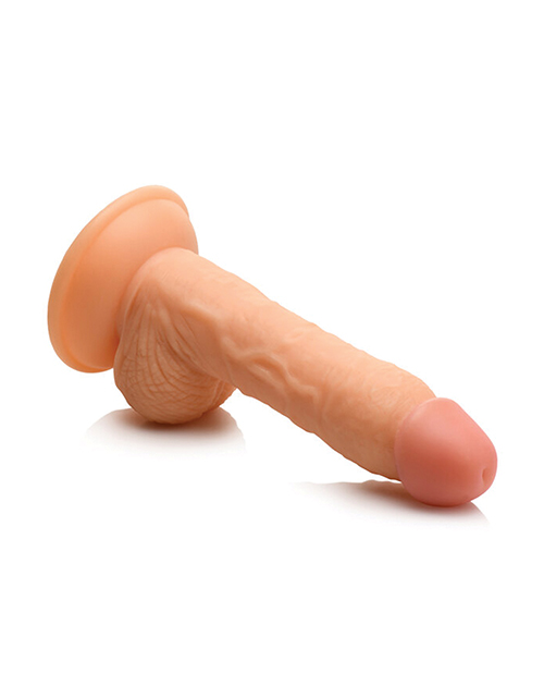Curve Toys Fantasy Jock Wrestling Wayne 7" Dildo With Balls - Light