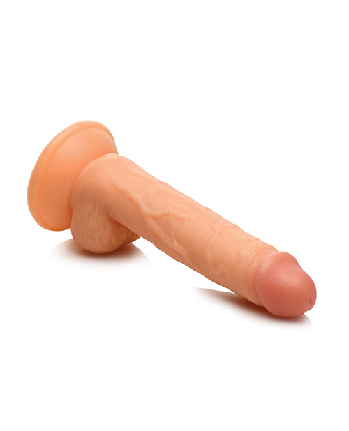 Curve Toys Fantasy Jock Swimming Simon 7" Dildo With Balls - Light