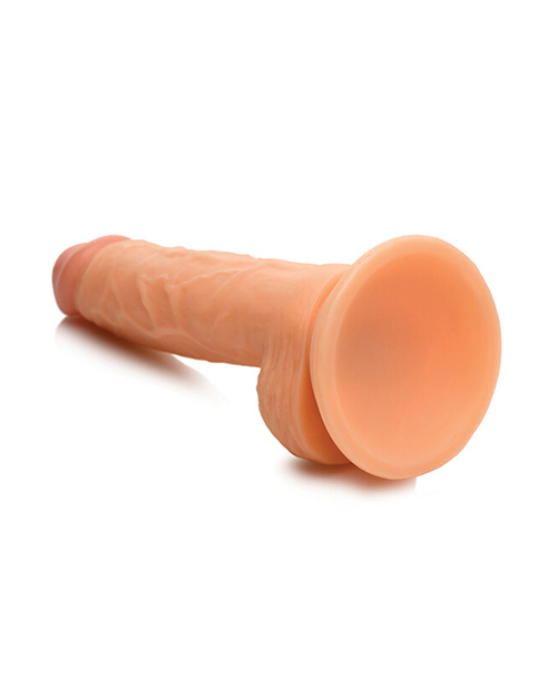 Curve Toys Fantasy Jock Swimming Simon 7" Dildo With Balls - Light