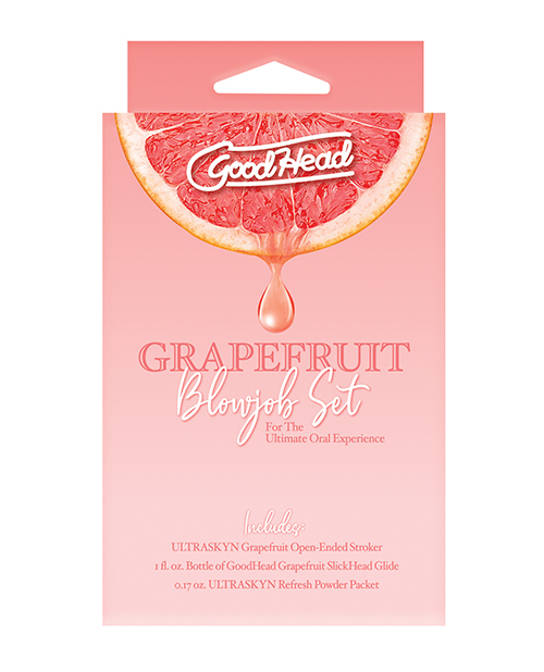 Doc Johnson GoodHead Grapefruit Blowjob Set