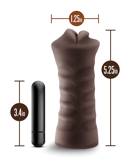 Blush EnLust Mouth Stroker With Vibrating Bullet - Krystal