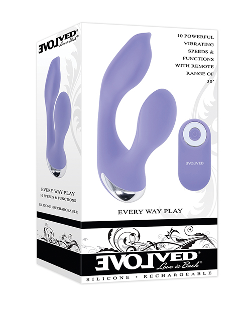 Evolved Remote Controlled Rabbit Vibrator - Lilac