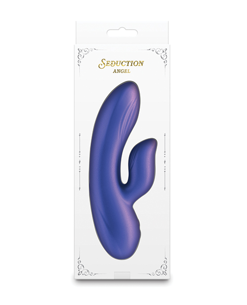 Seduction Angel Rabbit Vibrator - Metallic Purple