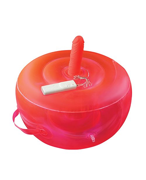 Bouncy Banger Inflatable Cushion With Vibrating Dildo
