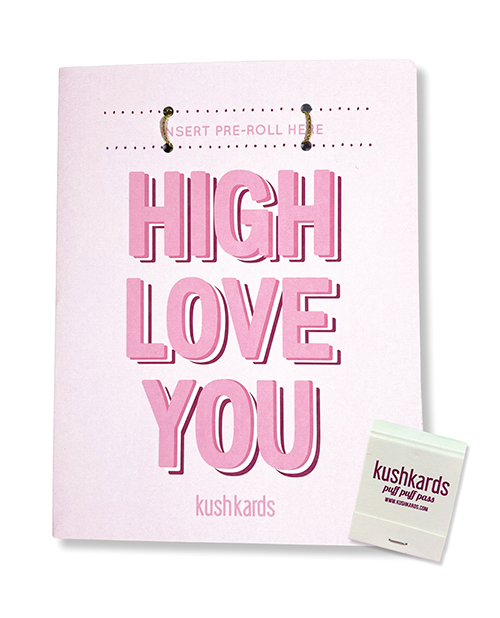 High Love You Greeting Card With Matchbook
