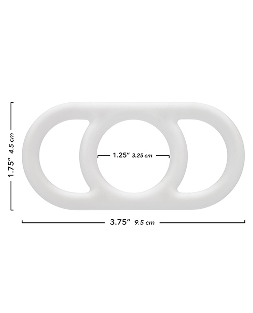 Alpha Liquid Silicone Commander Cock Ring - Natural