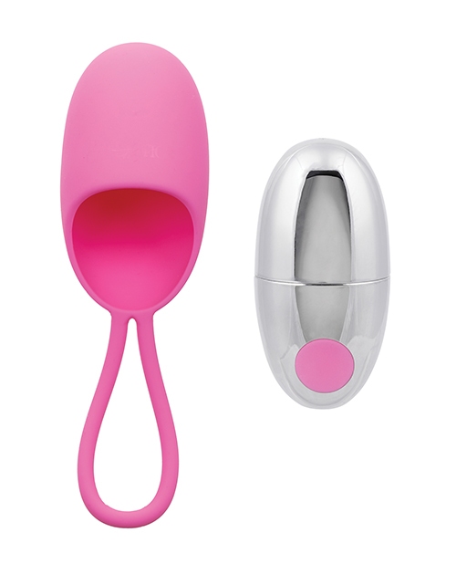 Turbo Buzz Bullet Stimulator With Removable Silicone Sleeve - Pink