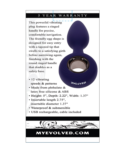 Evolved My Precious Vibrating Plug