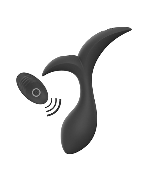 Pink Elephant Buzzy Bae Rechargeable Vibe With Remote - Black