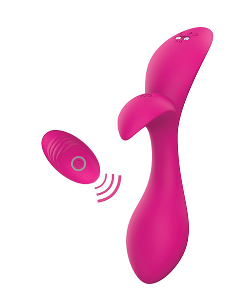 Pink Elephant Buzzy Bae Rechargeable Vibe With Remote - Pink