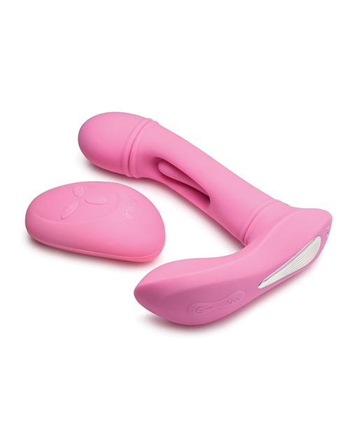 Inmi G-Flick Flicking G-Spot Vibrator With Remote - Pink