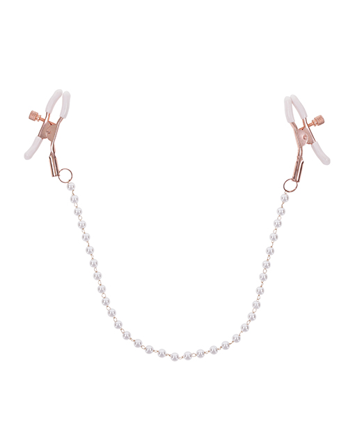 Sex & Mischief Peaches 'n CreaMe Pearl Nipple Clamps