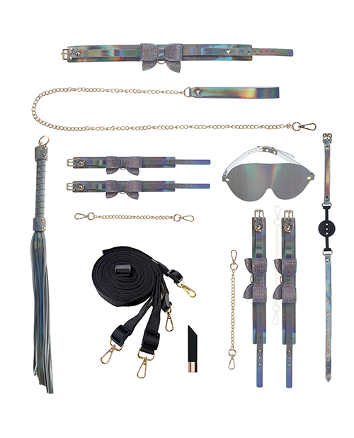 Shots Ouch! Paris Collection Bondage Kit With Bag - Gray