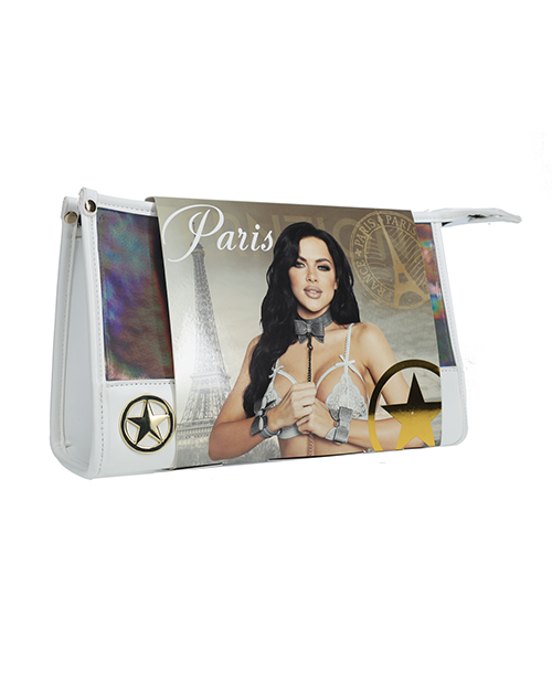 Shots Ouch! Paris Collection Bondage Kit With Bag - Gray