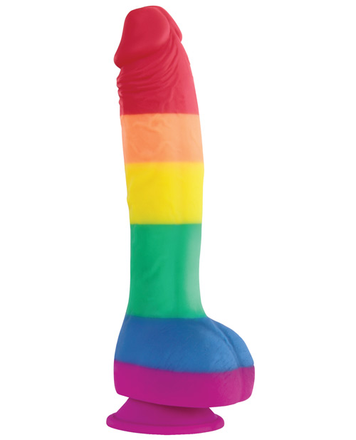 Colours Pride Edition 8" Dong With Suction Cup