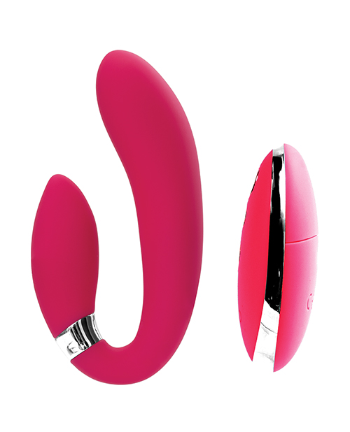 VeDO Jeni Dual Motor Vibe With Remote - Pink