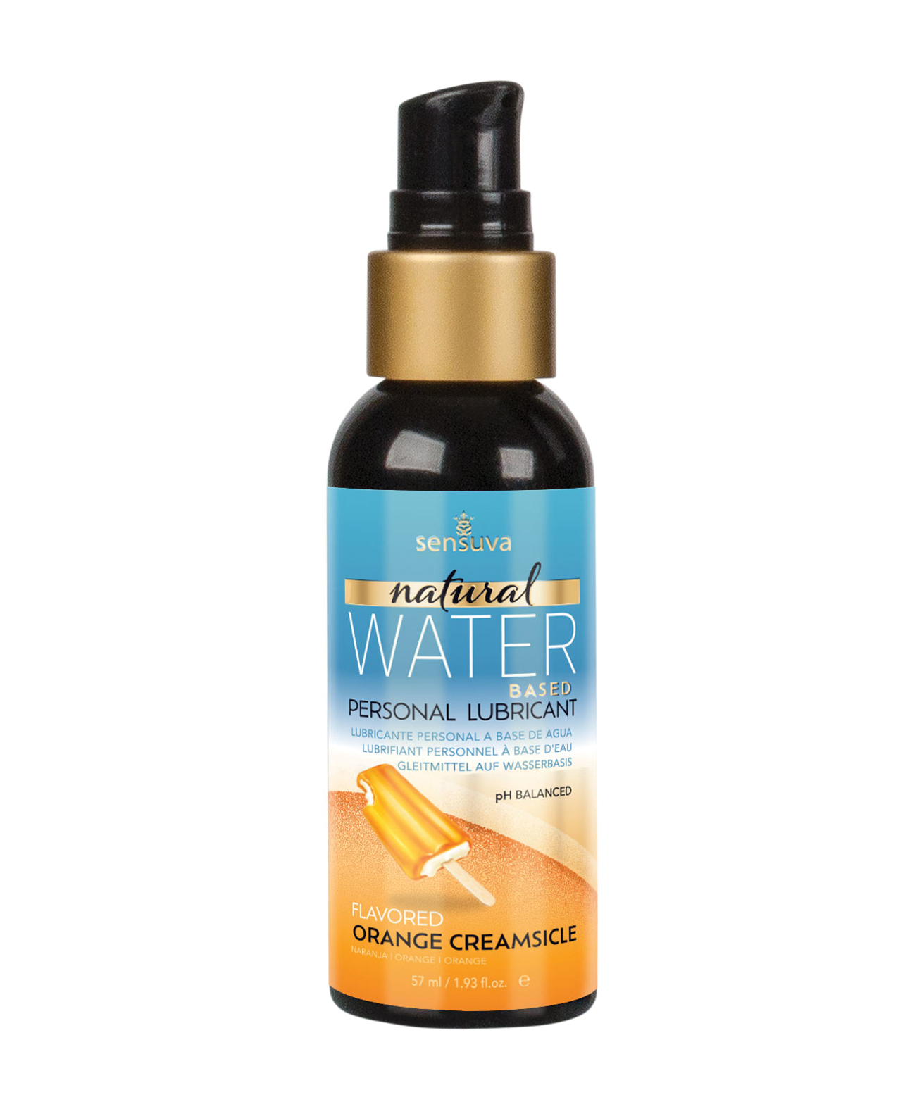 Sensuva Natural Water Based Personal Moisturizer - 1.93 oz Orange Creamsicle - SEN706-ML