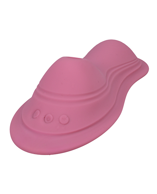 IRide Pleasure Seat Suck Stimulator Rechargeable With Wireless Remote - Dusty Pink