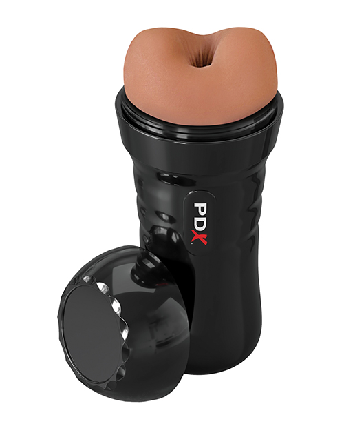 PDX Extreme Wet Bussies Super Bangin" Butthole Stroker - Brown
