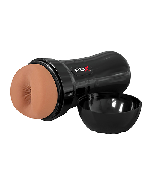 PDX Extreme Wet Bussies Super Bangin" Butthole Stroker - Brown
